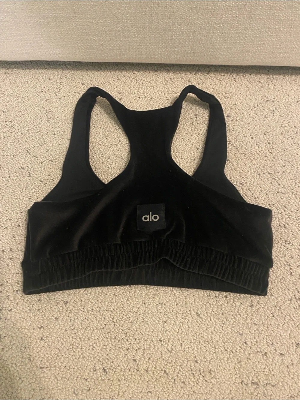 ALO Yoga Racerback Bralettes - Black & Taupe